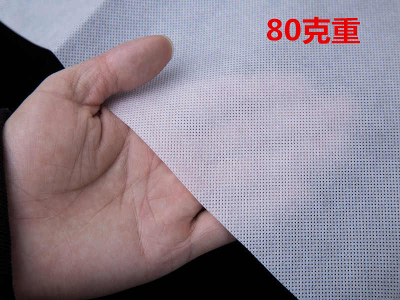 80克白色全新料無紡布產品展示